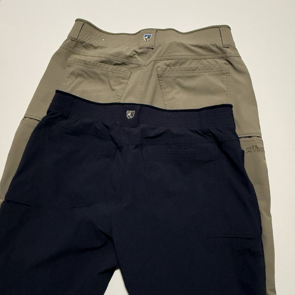 Lot of 2 Kühl Deceptr Pants Men’s 36X29 Taupe/Navy Blue Tufflite Stretch